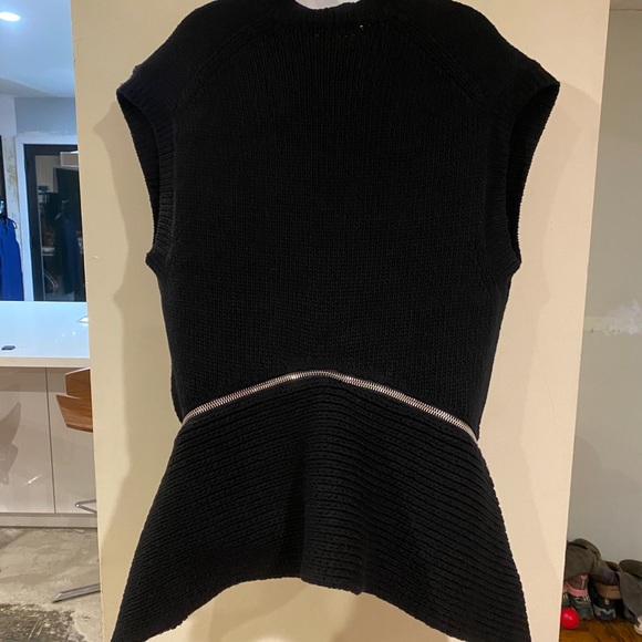 Alexander Wang Zip Back Sleeveless Sweater - Picture 2 of 13